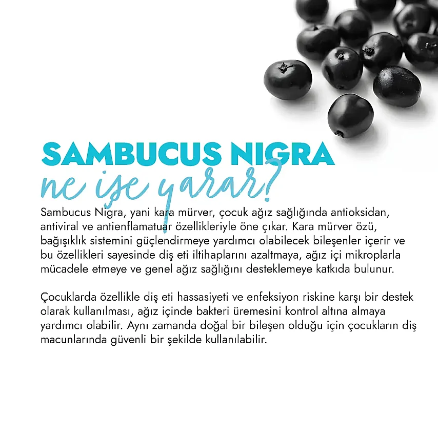 Glimo Pi First Teeth Probiyotikli Doğal Çocuk Diş Macunu 50ml - 6
