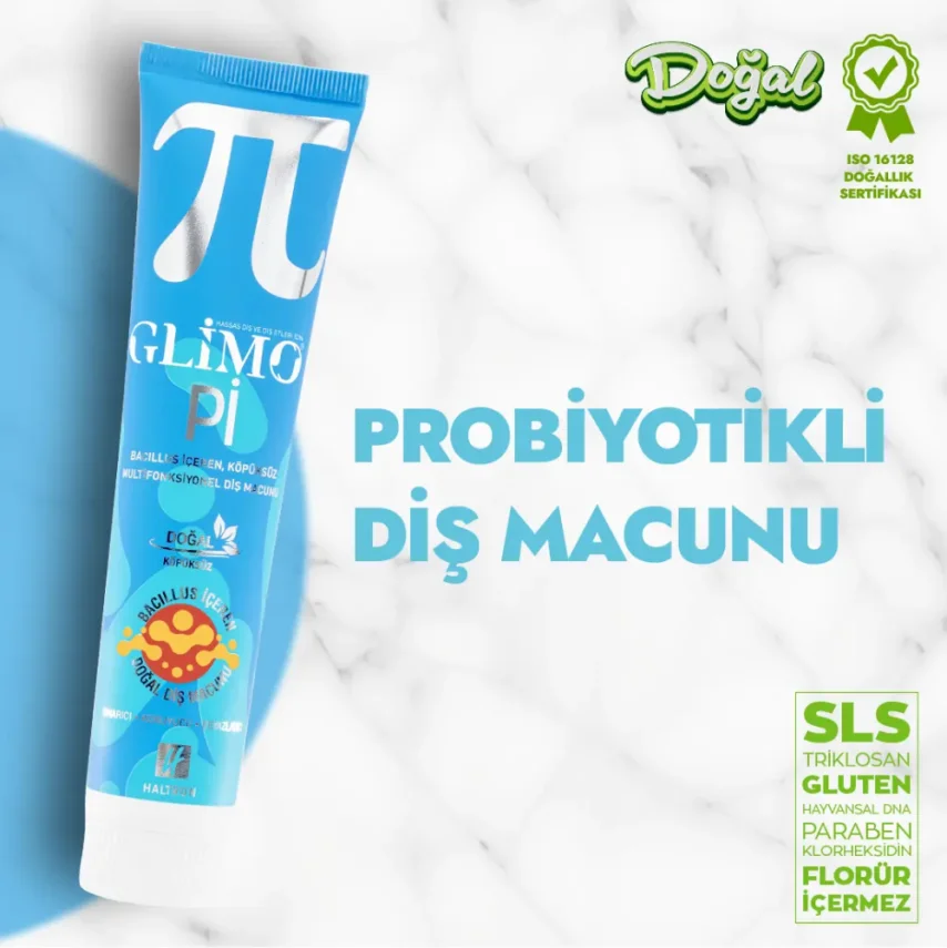 Glimo Pi Probiyotikli Doğal Diş Macunu 75ml - 1