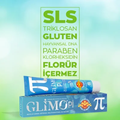 Glimo Pi Probiyotikli Doğal Diş Macunu 75ml - 3