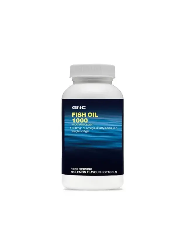 GNC Fish Oil 1000mg 90 Kapsül - 1