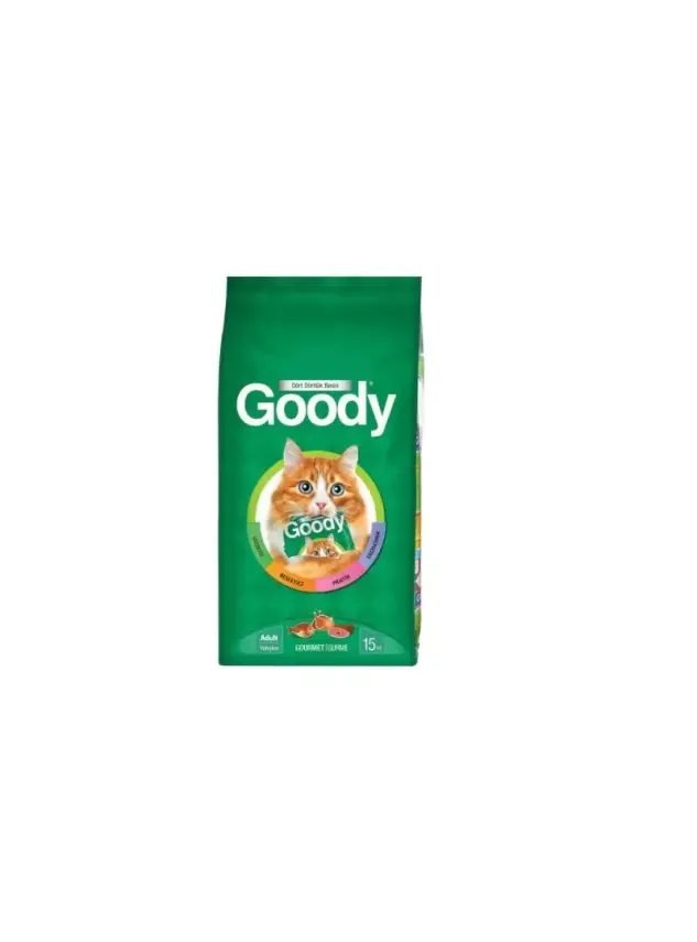 Goody Renkli Taneli Yetişkin Kedi Açık Mama 1 Kg - 1