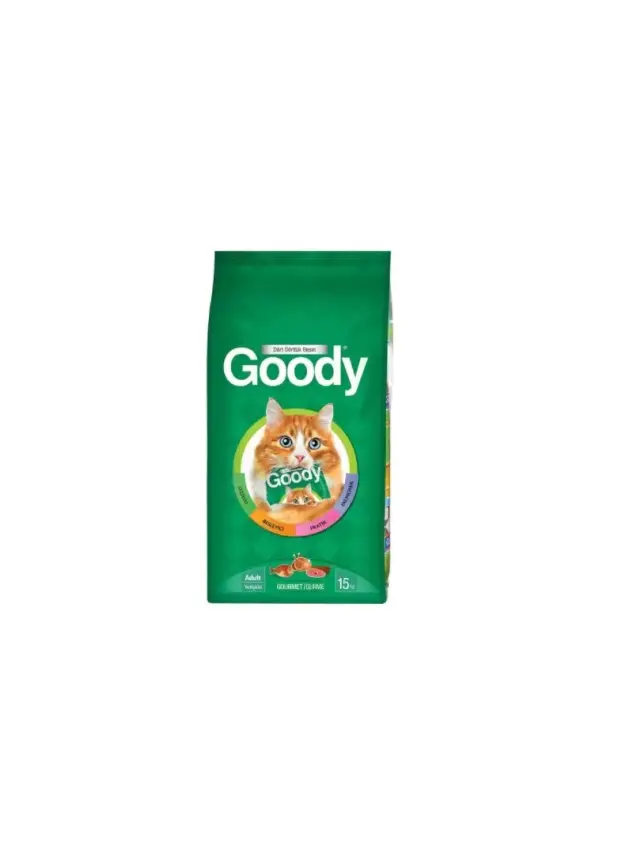 Goody Yetişkin Kedi Maması Renkli Taneli 15 Kg - 1