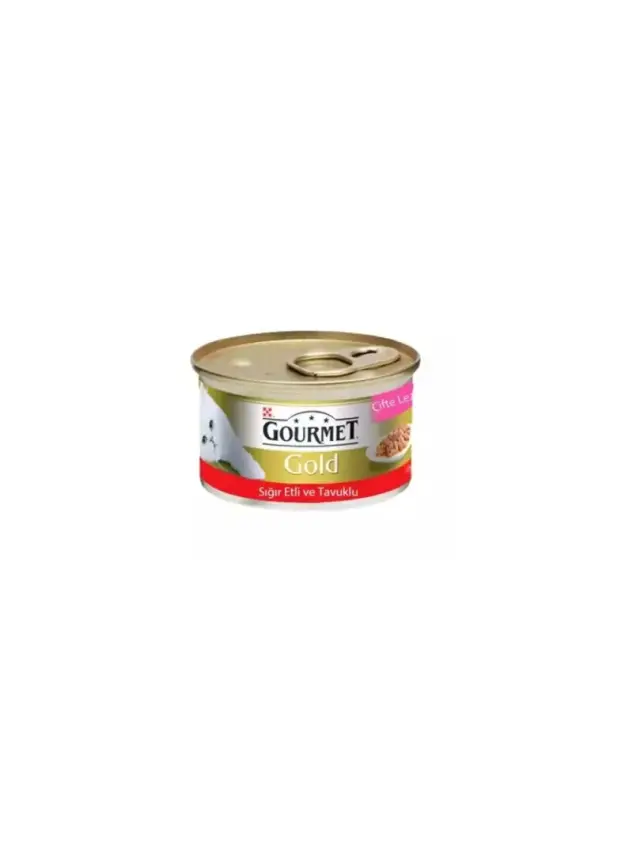 Gourmet Gold Kıyılmış Sığır Etli Kedi Konserve 85 Gr 6 AL 5 ÖDE - 1
