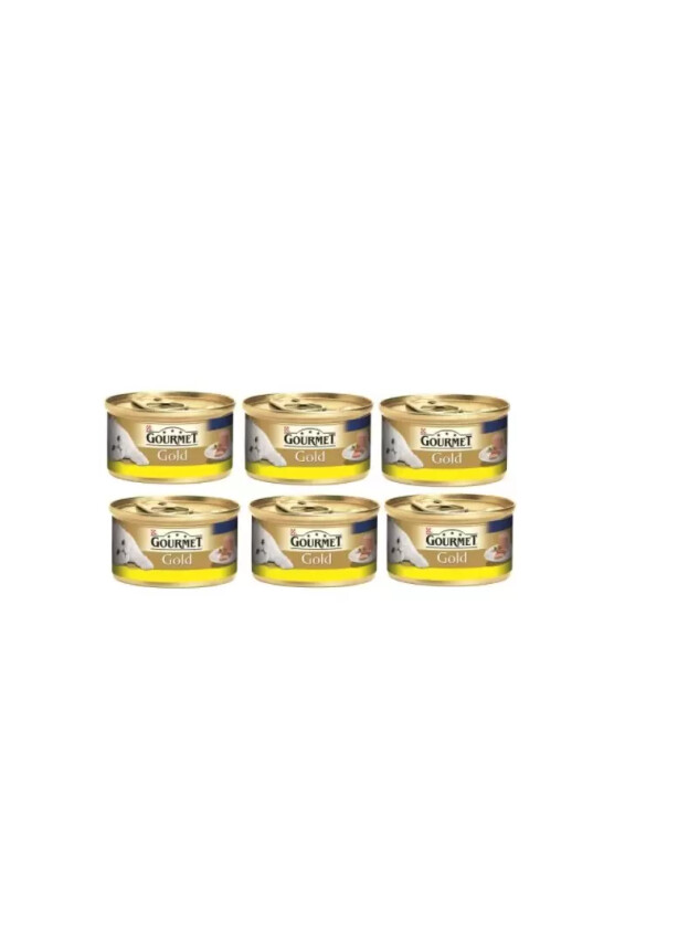 Gourmet Gold Kıyılmış Tavuk Etli Kedi Konserve 85 Gr 6 AL 5 ÖDE - Diğer Bakım Ürünleri