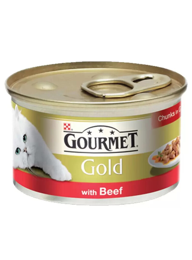 Gourmet Gold Parça Etli Sığır Etli Kedi Konservesi 85 Gr - Diğer Bakım Ürünleri