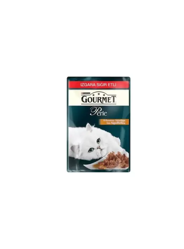 Gourmet Perle Izgara Sığır Etli Pouch Kedi Maması 85 Gr - 1