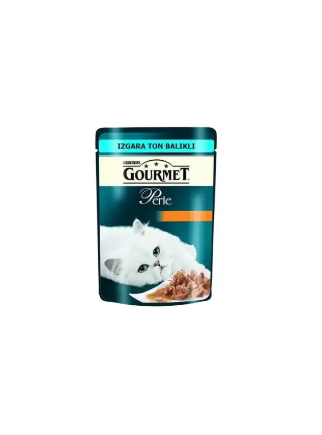 Gourmet Perle Izgara Ton Balıklı Pouch Kedi Maması 85 Gr - 1