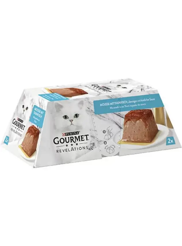 Gourmet Revelations Ton Balıklı Kedi Yaş Maması 2 x 57 Gr - 1