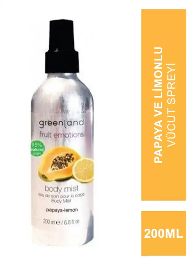 Greenland Body Mist Papaya - Lemon 200 ml Vücut Spreyi - 1