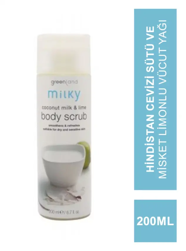 Greenland Body Scrub Coconut Milk - Lime 200 ml - 1