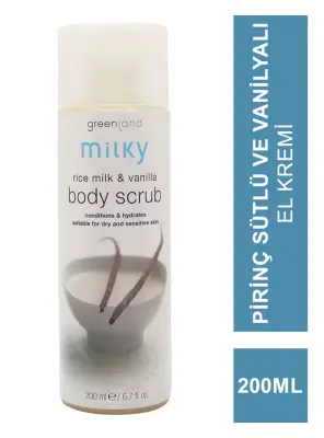 Greenland Body Scrub Rice Milk - Vanilla 200 ml - 1