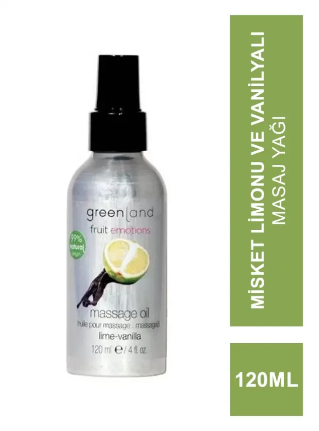 Greenland Massage Oil Lime - Vanilla 120 ml Masaj Yağı - 1