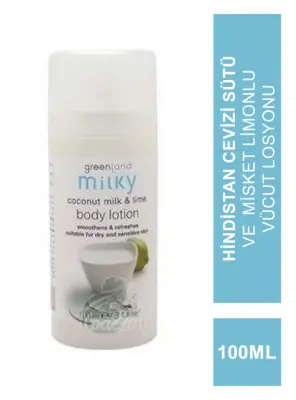 Greenland Milk Body Lotion Coconut Milk - Lime 100 ml Vücut Losyonu - 1