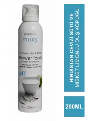 Greenland Milky Shower Foam Coconut Milk - Lime 200 ml - 1