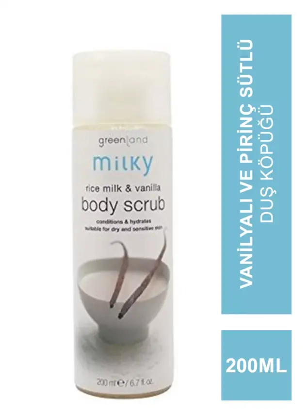 Greenland Milky Shower Foam Rice Milk - Vanilla 200 ml - 1