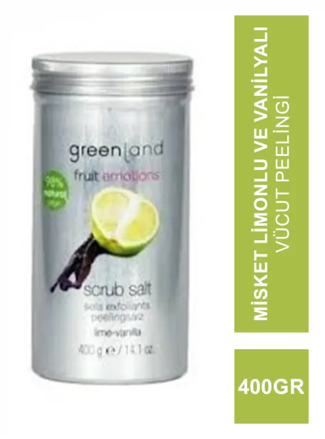 Greenland Scrub Salt Lime - Vanilla 400 gr - 1