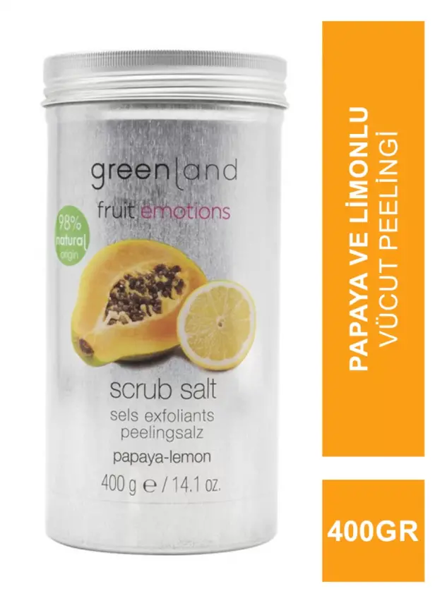 Greenland Scrub Salt Papaya - Limon 400 gr - 1