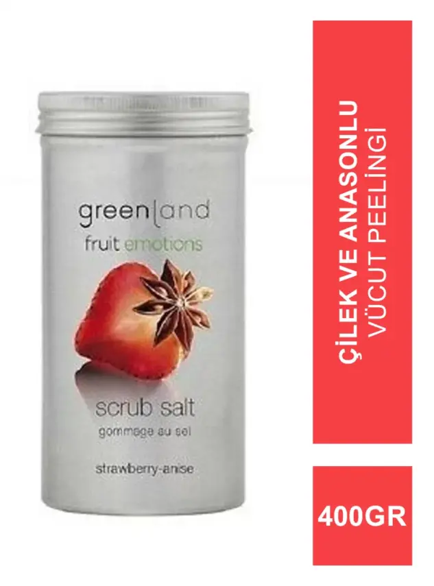 Greenland Scrub Salt Strawberry - Anisa 400 gr - 1