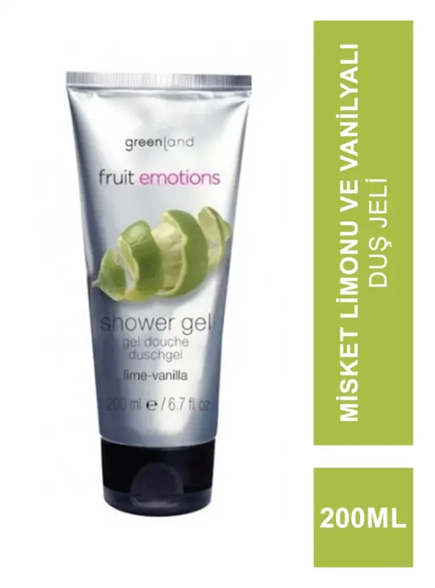 Greenland Shower Gel Lime - Vanilla 200 ml Duş Jeli - 1