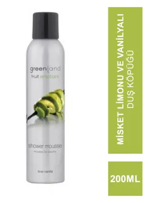 Greenland Shower Mousse Lime - Vanilla 200 ml Banyo Köpüğü - 1