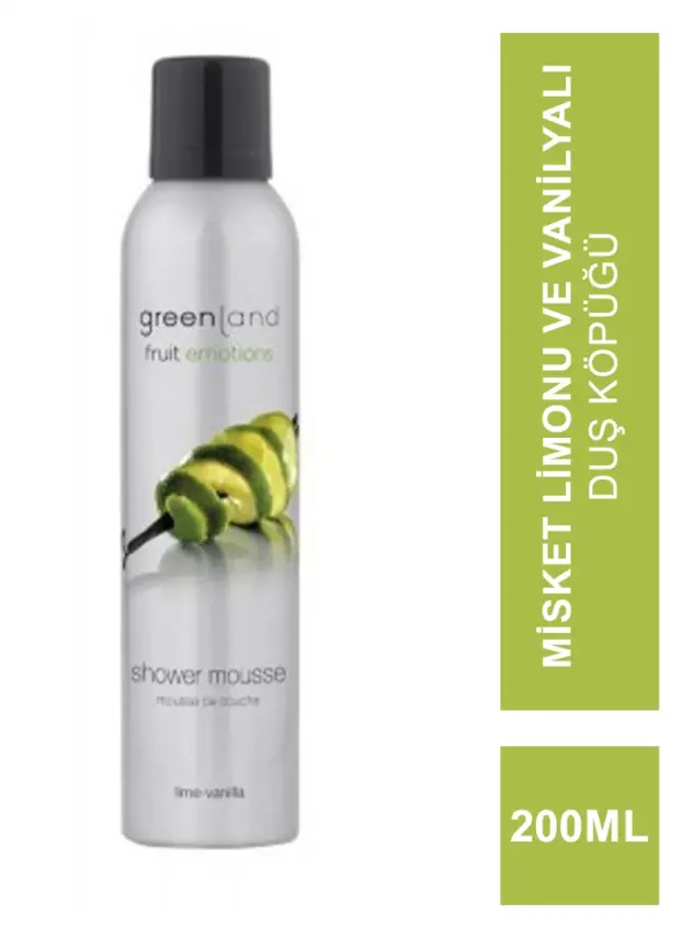 Greenland Shower Mousse Lime - Vanilla 200 ml Banyo Köpüğü - 1