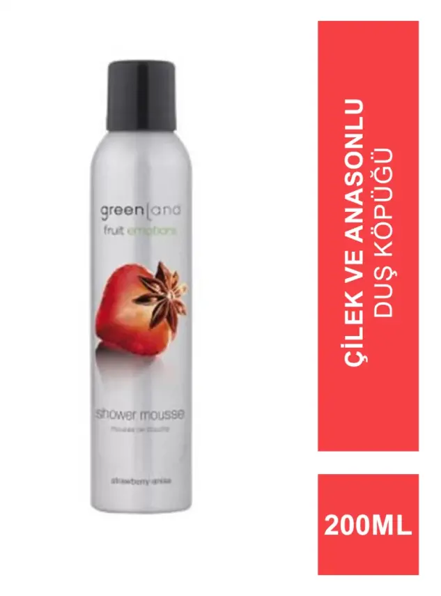 Greenland Shower Mousse Strawbeery - Anise 200 ml - 1