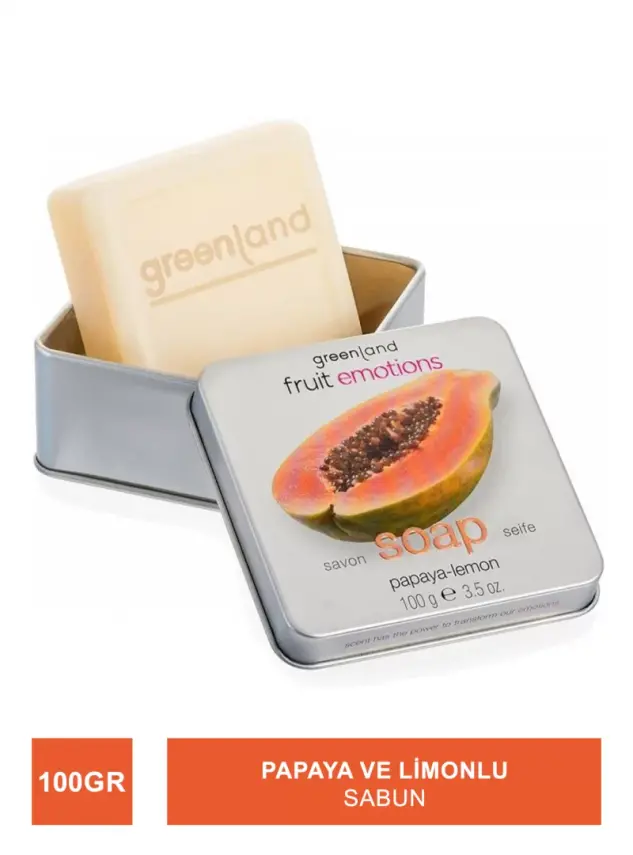 Greenland Soap Papaya -Lemon Sabun 100 gr - 1