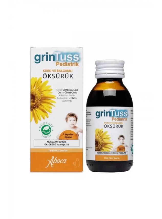 Grintuss Pediatrik Öksürük Şurubu Kids 128 gr - Abdi İbrahim