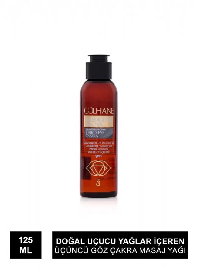 Gülhane Üçüncü Göz Çakra Masaj Yağı 125 ML - Gülhane