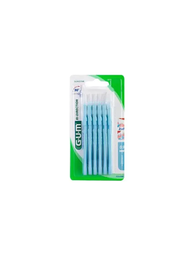 Gum Bi Direction Arayüz Fırçası 0.9 mm Mavi - 1