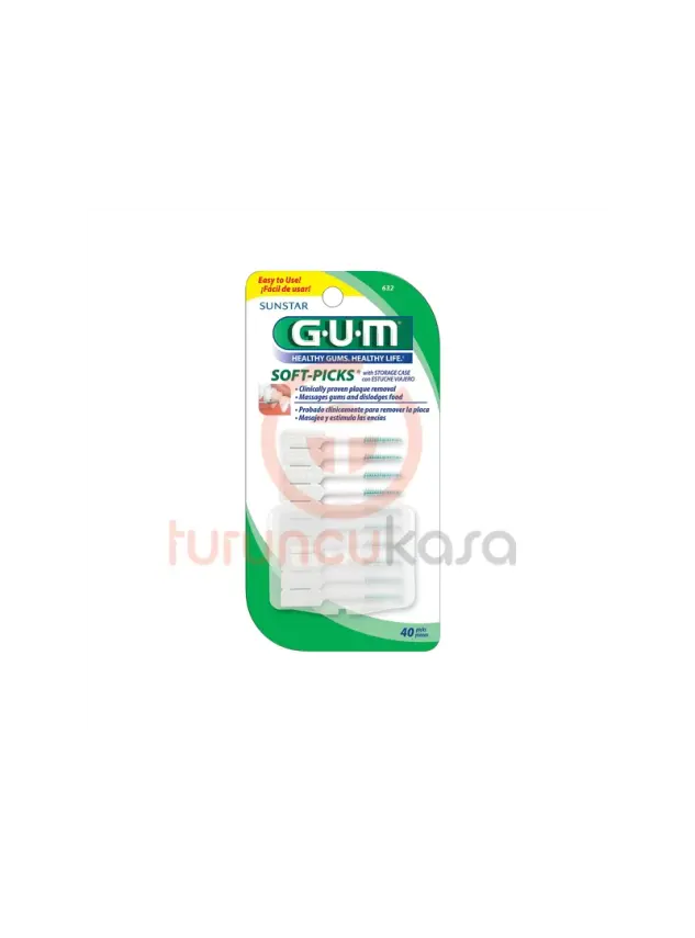 GUM Soft-Picks Fluoride Arayüz Fırçası Large 40Adet - 1