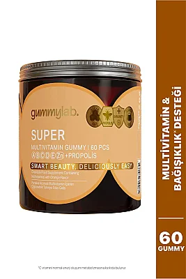 Gummylab. Süper Multivitamin 60 Sakız Tablet - Gummylab.