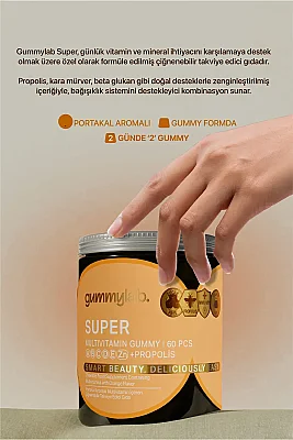 Gummylab. Süper Multivitamin 60 Sakız Tablet - 4