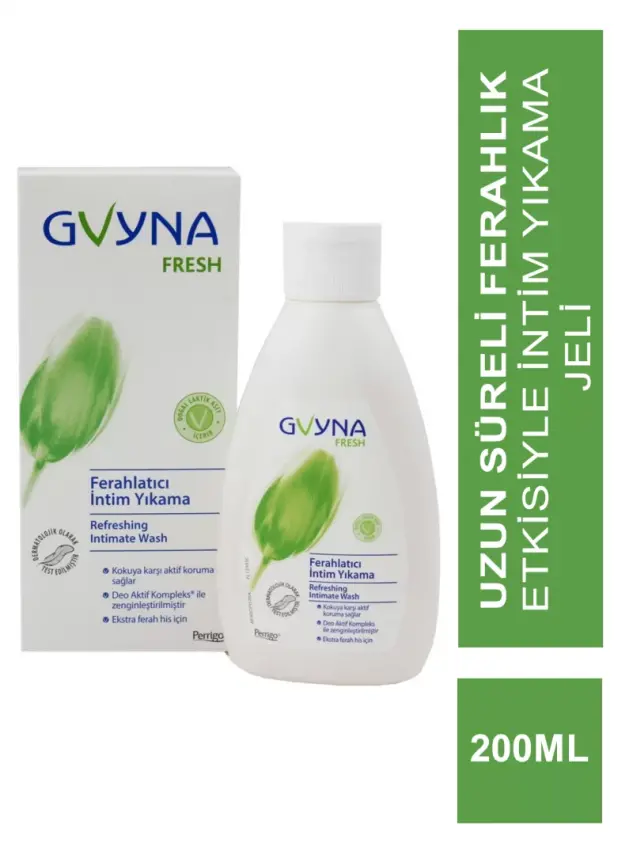 Gvyna Ferahlatıcı İntim Yıkama Jeli 200 ml - 1