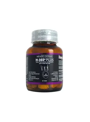 Hair 360 Plus Saw Palmetto ve Biotin 60 Tablet - 2