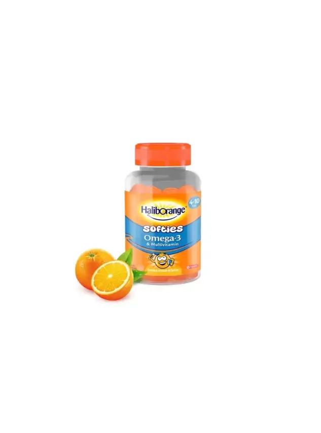 Haliborange Portakal Aromalı Omega-3 Destekli Multivitamin 60 Kapsül - 1