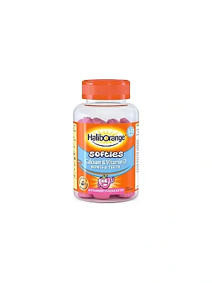 Haliborange Softies Kalsiyum & D Vitamini 60 Çiğneme Tablet - Haliborange