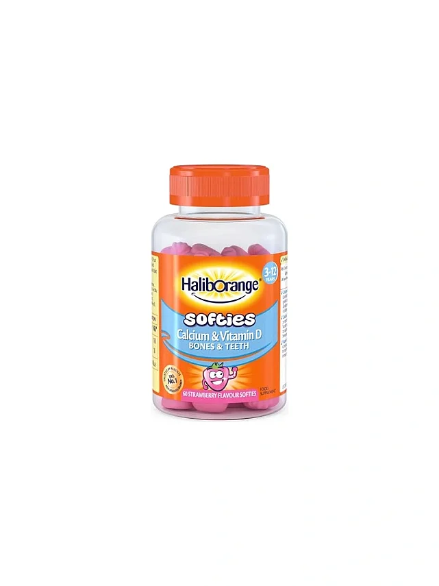 Haliborange Softies Kalsiyum & D Vitamini 60 Çiğneme Tablet - 1