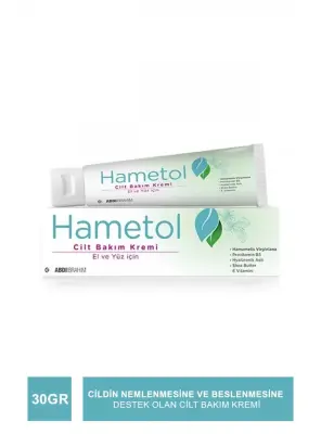 Hametol Cilt Bakım Kremi 30 gr - Hametol