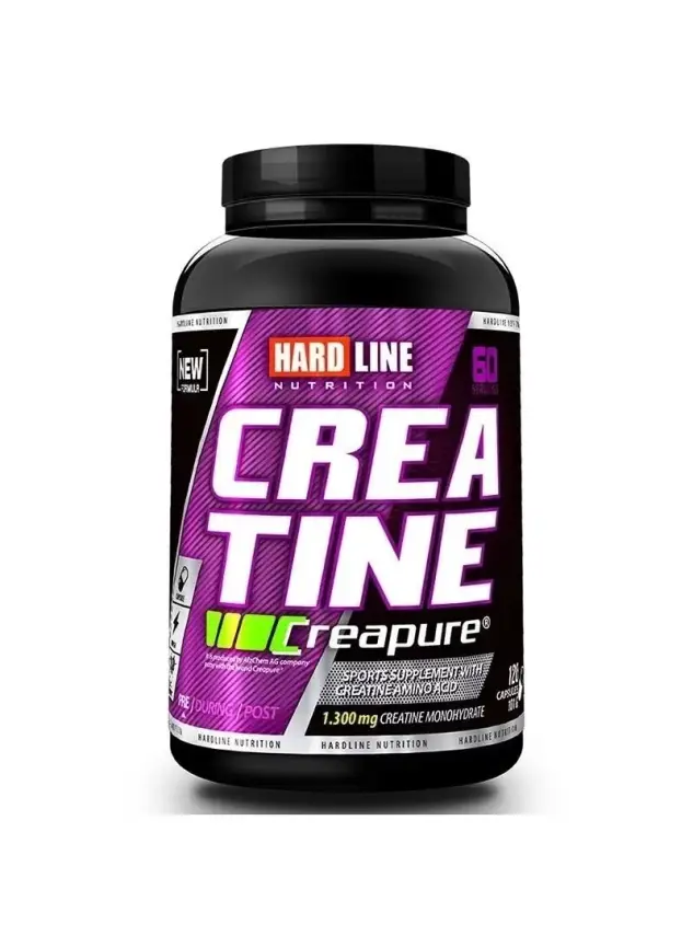 Hardline Creatine Creapure 120 Kapsül - 1