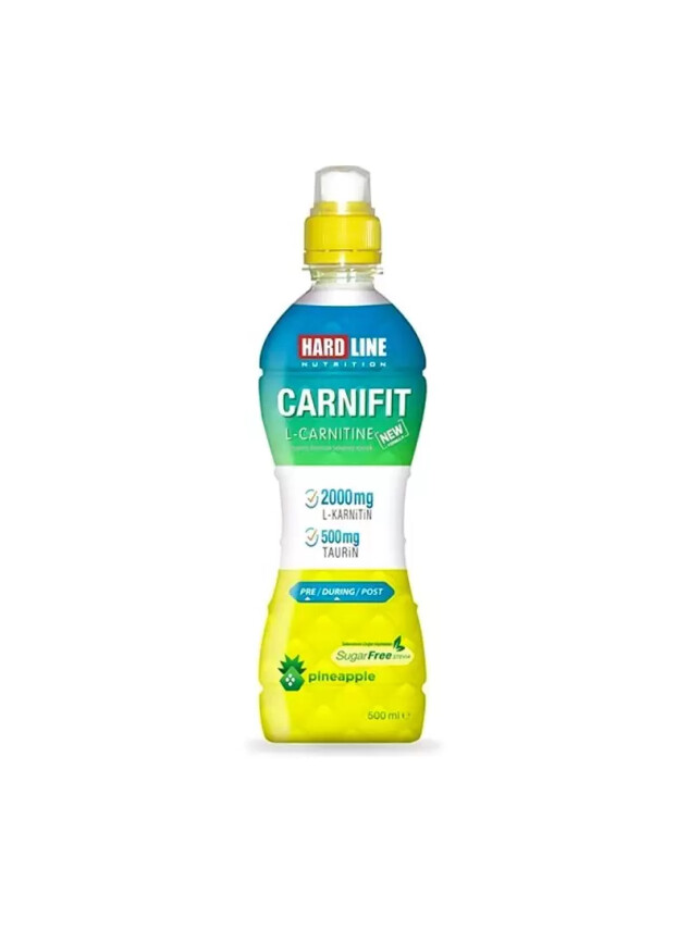 Hardline Nutrition Carnifit Ananas Aromalı 500 ml - 24 Adet - Hardline
