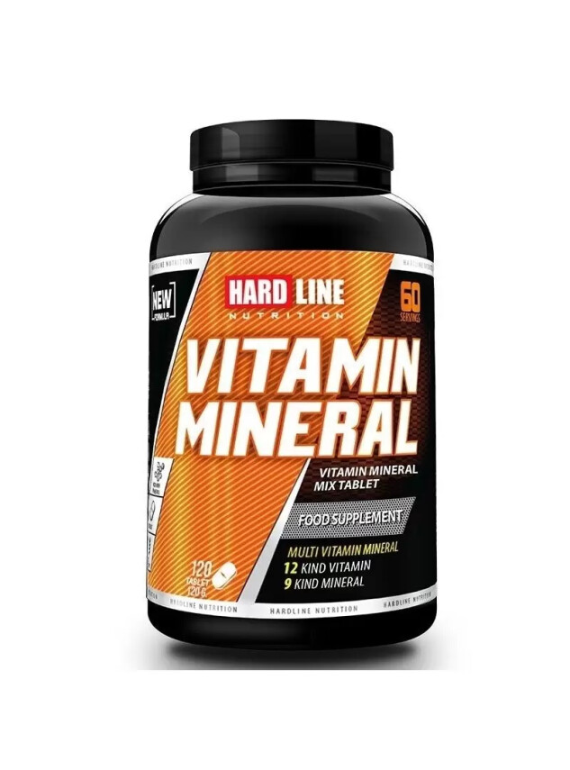 Hardline Vitamin Mineral 120 Tablet - Hardline