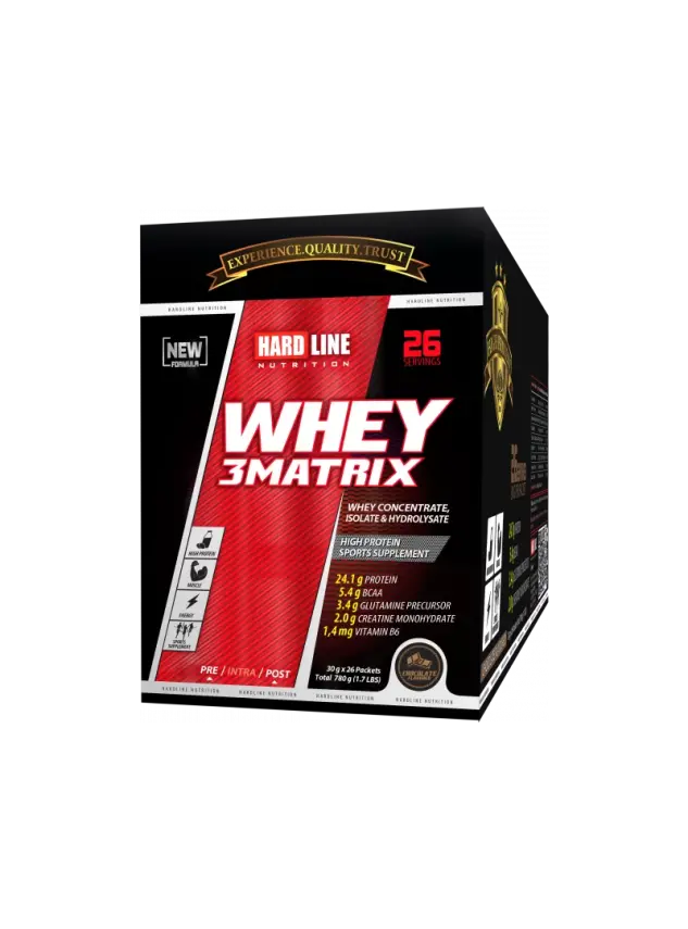 Hardline Whey 3Matrix Sachet - 78 Adet x 30gr - 2340gr - 1