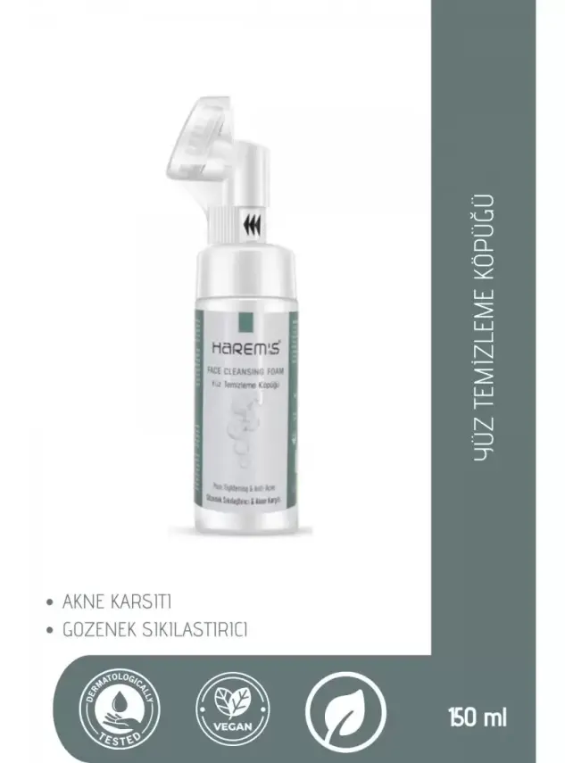 Harem's Akne Karşıtı&Gözenek Sıkılaştırıcı Yüz Temizleme Köpüğü 150 ml - 1