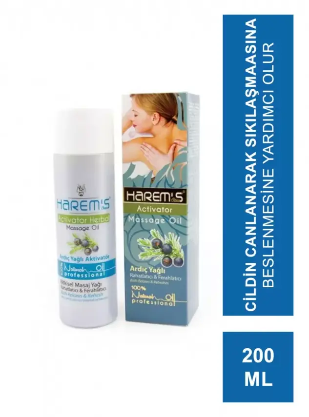 Harem's Ardıç Yağlı Aktivatör Masaj Yağı 200 ML - 1