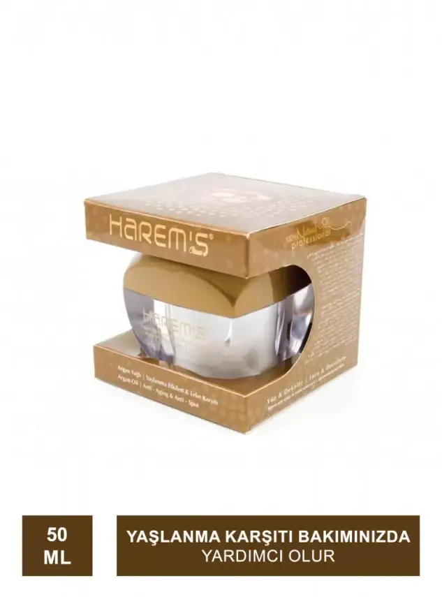 Harem's Argan Yağlı Yaşlanma ve Bakımi Kremi 50ML - 1