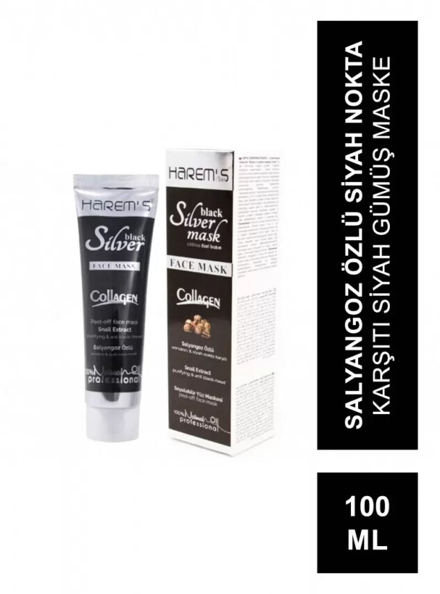Harem's Black Silver Mask Siyah Gümüş Maske 100 ML - Harems