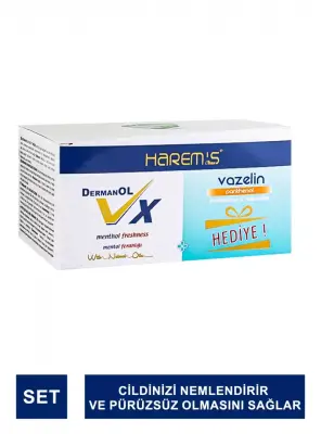 Harem's Dermanol Vx Vücut Kremi 40 ml + Harem's Vazelin 80 ml - Harems