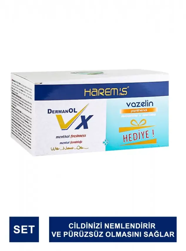 Harem's Dermanol Vx Vücut Kremi 40 ml + Harem's Vazelin 80 ml - 1