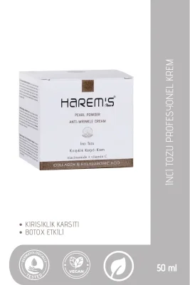 Harem's İnci Tozlu Kırışıklık Karşıtı Bakım Kremi 50ML - Harems